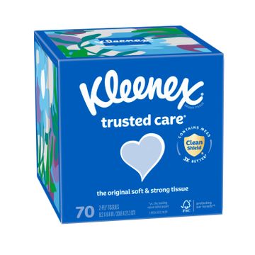 Kleenex® Trusted Care® Facial Tissues - Cube Box