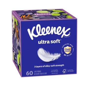 Kleenex® Ultra Soft™ Facial Tissues - Cube Box